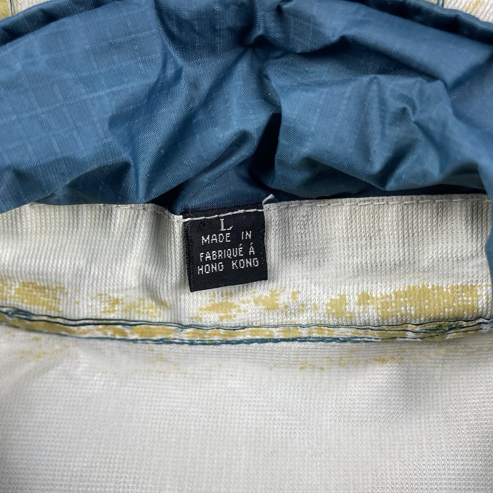 RARE Patagonia “TEST PROGRAM” Windbreaker Rain Jacket Blue Teal Men's size L VTG image 10