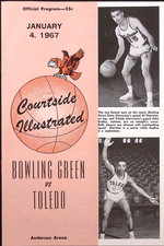 Jan 4 1961 Bowling Green vs Toledo Basketball Program Courtside Illustrated