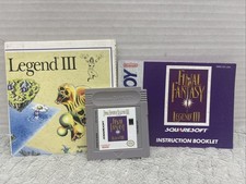 Final Fantasy Legend 3 Game Boy W/Manual & Map - Saves!
