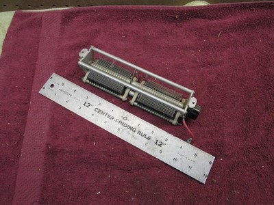 Vintage Johnson Air Variable Capacitor HAM Amplifier/Tuner 2x 20-210 pf +/-