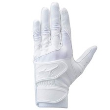Mizuno Global Elite Rg Junior Batting Gloves, White X White, Jl 