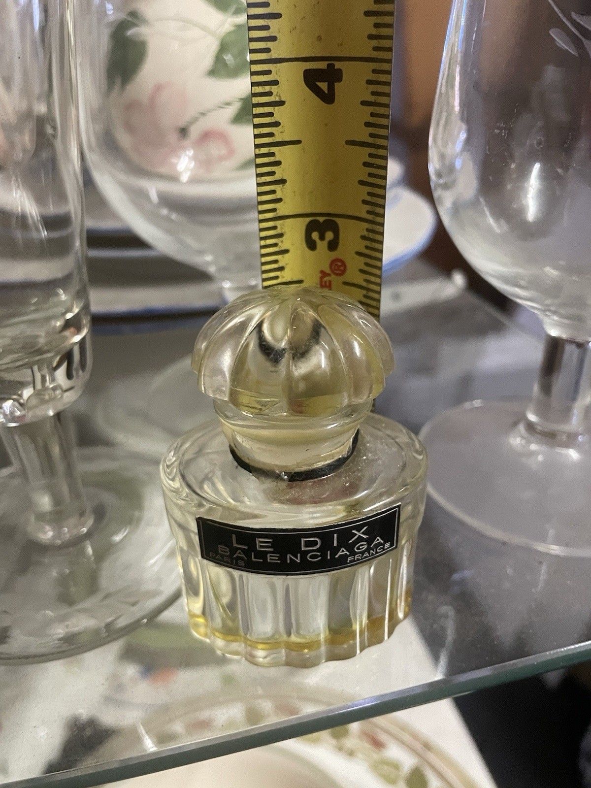 3 vintage balenciaga France Small Perfume Bottles Le Dix Prelude Quadrille thumbnail 11