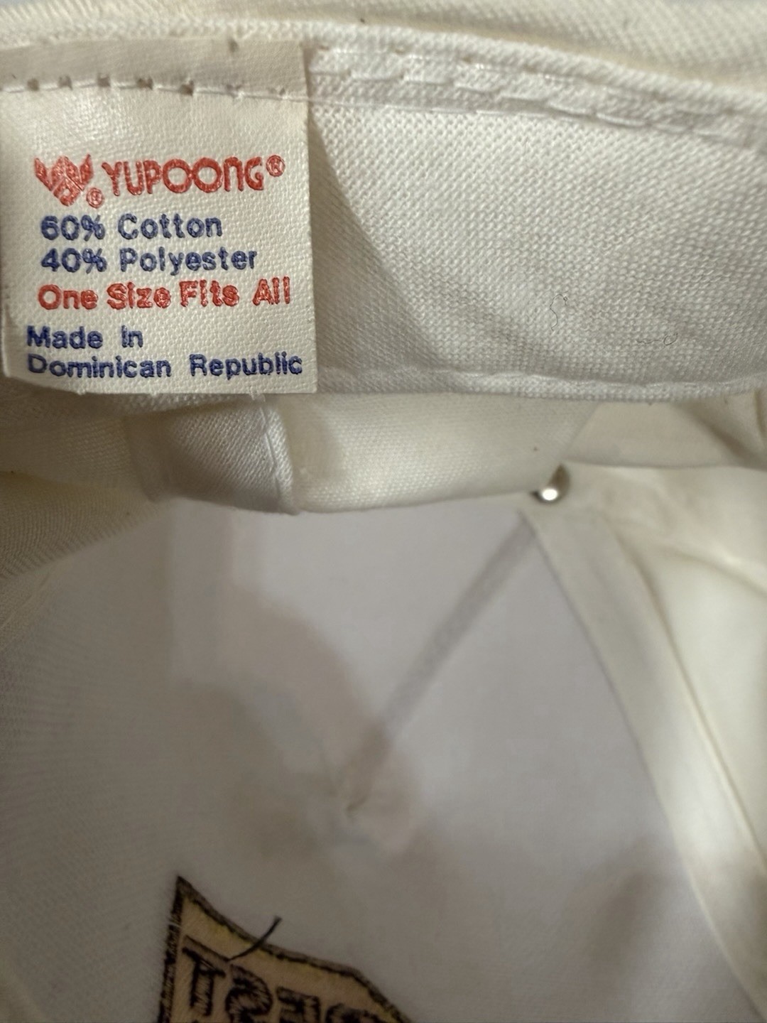 Vintage 1990’s Best Buy Employee Only White & BlackFlat Brim Snapback by Yupoong