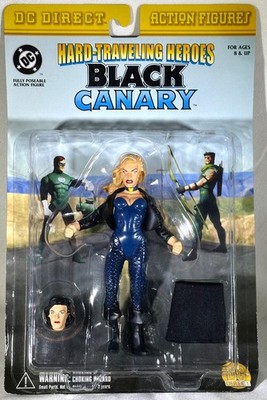 BLACK CANARY HARD TRAVELING HEROES   6 Inch DC Comics Direct 2000 1:12 Scale New