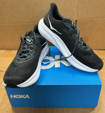 Hoka Mach 6 Black/White Running Shoes Mens 1147790 BWHT
