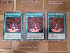 YUGIOH 3X REPTILIANNE RAMIFICATIONS BODE-EN060 SUPER 1ST ED NM