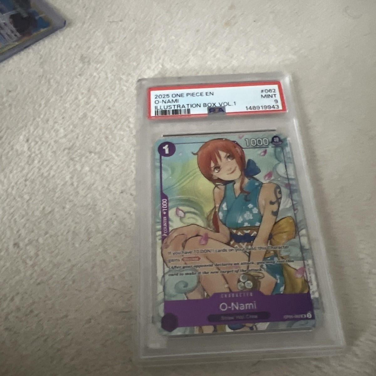 2025 ONE PIECE O-Nami おナミ 海外限定版プロモ PSA10 【公式通販】