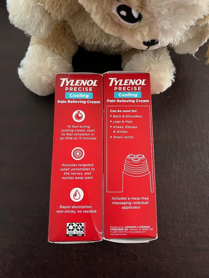 Tylenol Crema Alivio del Dolor Enfriamiento Preciso Mentol, 4oz EX02/2027 Foto 3 de 3