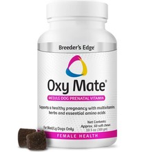 Breeder's Edge Oxy Mate Dog Prenatal Vitamins, Comprehensive for Pregnant Dog...