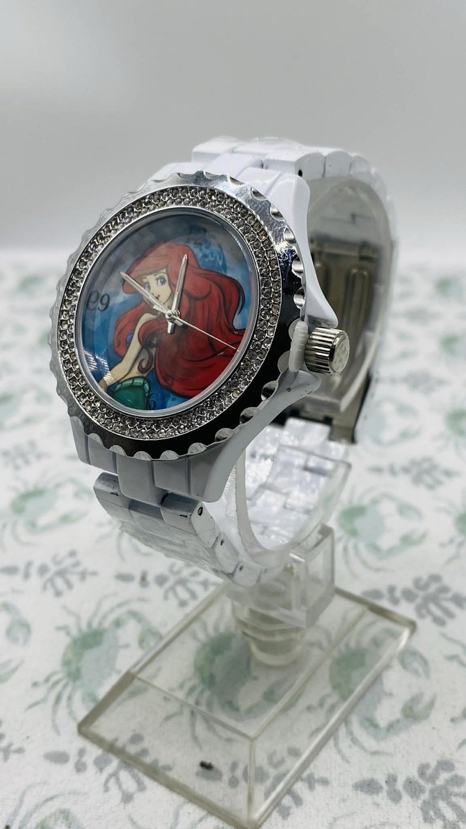 Disney's The Little Mermaid Ariel Women's Crystal Watch New | eBay