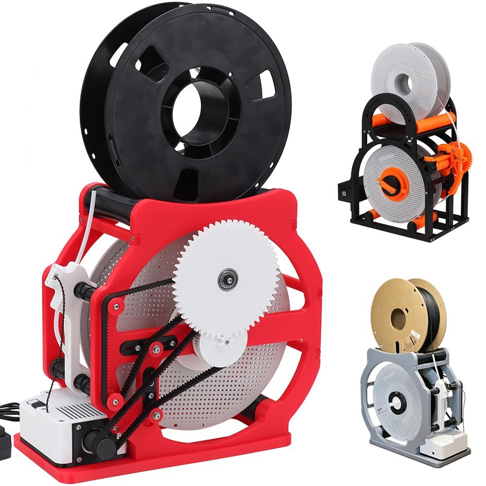 UPGRADED Universal 3D Filament Re-spooler/Transfer-Pre-assembled