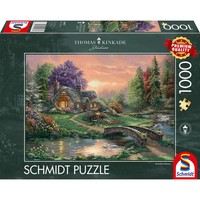 Schmidt Spiele 59937 Puzzle Thomas Kinkade Sweetheart Retreat 1.000 Teile