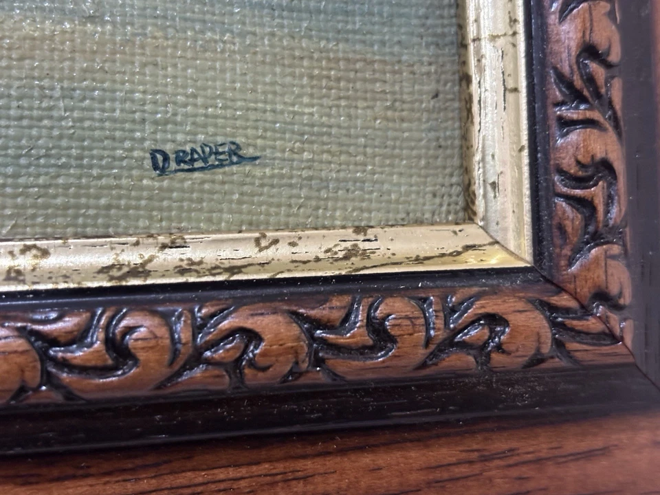 Jockey & Race Horse Original Oil Painting On Canvas in Ornate Frame Signed - Image 4 of 4