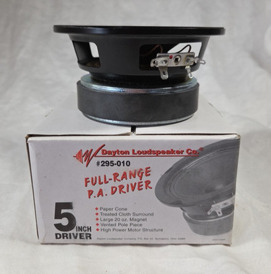 Dayton Audio PA130-8 Full Range 5'' Speaker #295-010