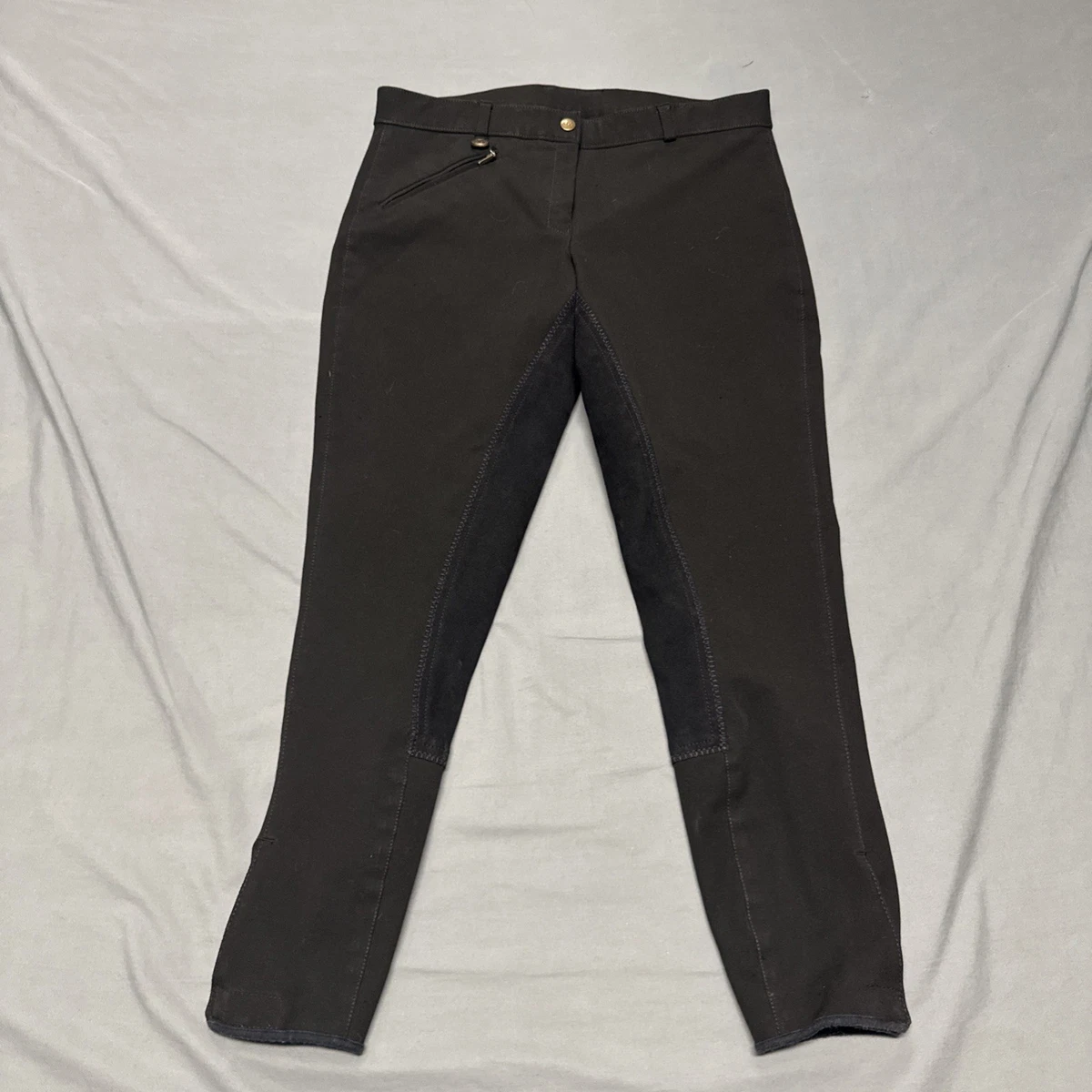 Pantalon culotte femme Ovation Riding 32 long anthracite