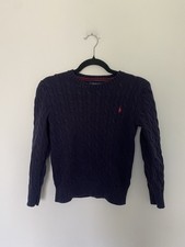Youth Medium Polo Ralph Lauren Navy Knit Sweater