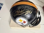 Rod Woodson Signed Riddell Mini Helmet Pittsburgh Steelers Great Moments COA