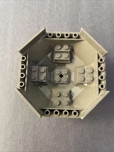 LEGO Cockpit 10 x 10 x 4 Octagonal w/ Axle Hole From TIE Interceptor 7181 (2000)