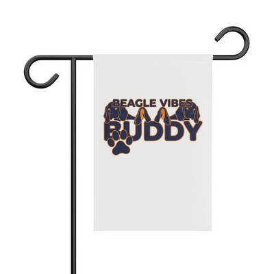 Custom Beagle Pet Lover Garden Flag Personalized Name Yard Banner Easter Gift