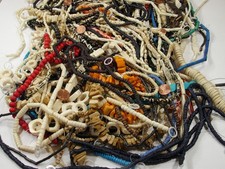 5 LBS Assorted Shapes and Sizes India Handmade Water Buffalo Bone Beads EK-5   