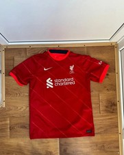 1Liverpool 2021/2022 Nike Home Football Soccer Jersey Shirt Men's Size S