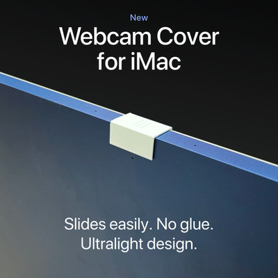 Webcam Cover for Apple iMac   Sliding Privacy Mac Camera Cover (No Adhesive)