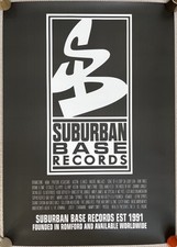 Suburban Base Records Giant Poster Genuine 84 x 58 CM Jungle Hardcore New