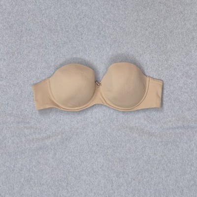 Soma Women Bra 38B Beige Embraceable Strapless Underwired READ
