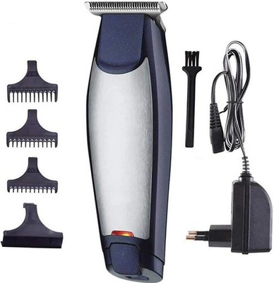 Kemei KM-5021 Herren Blau Silber 3-in-1 Akku Haarschneidemaschine Trimmer Rasierer
