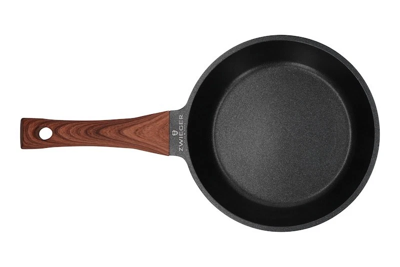 ZWIEGER OBSIDIAN WOOD DARK Pan Set 3 Piece Frying Pans Non Stick - Picture 2 of 7