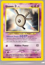 Pokemon Unown [K] 58/64 Neo Revelation 2001 WOTC on eBay