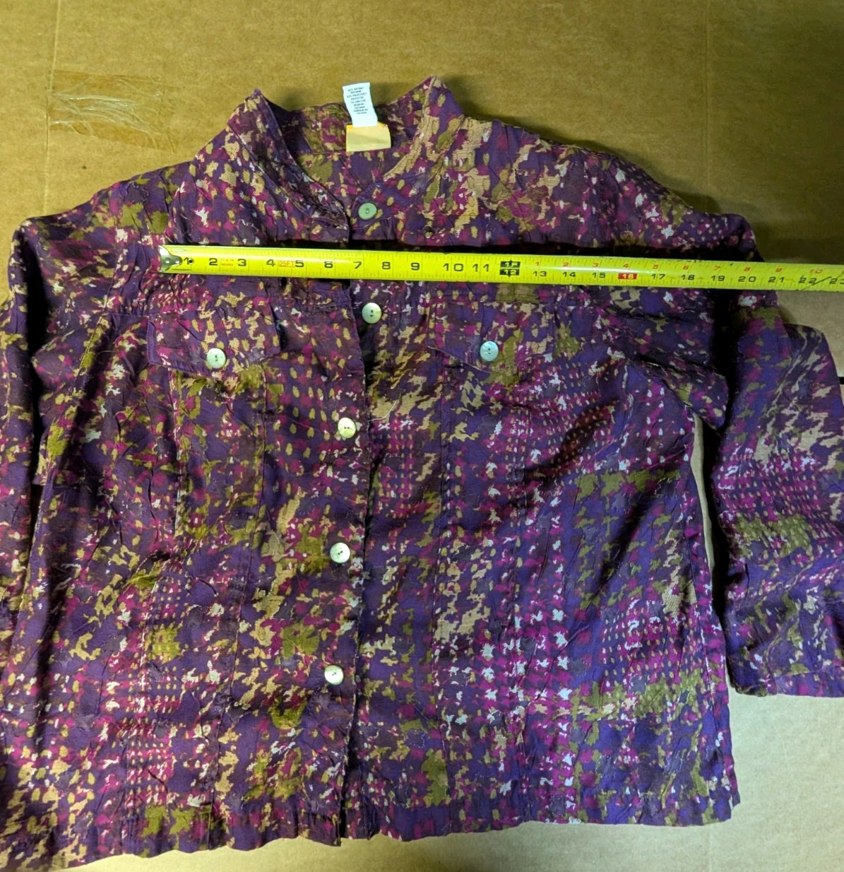 Ruby rd. women’s lightweight jacket button up 3/4… - image 9