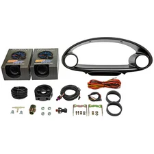GlowShift T7 Boost/Vac & Oil PSI Gauges + Cluster Pod for 94-01 Acura Integra
