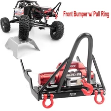 For Axial Capra UTB Crawler Car Metal Front Bumper with Pull Ring Anti-collision