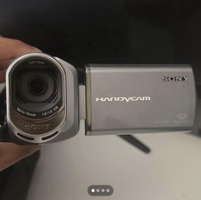 Sony Handycam DCR-SX60 Camcorder Carl Zeiss Lens LCD USB Silver