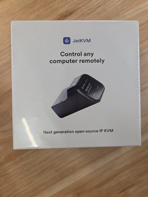 JetKVM Control Any Computer Remotely Next Gen Open Source IP KVM, Black  New