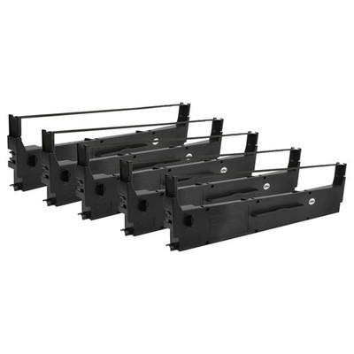 5x Farbband für Epson LX 400 FX 880-FDW LX 300 LX 350 LX 300+ LX 300+II Schwarz