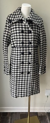 NEW Soia & Kyo Houndstooth Coat L