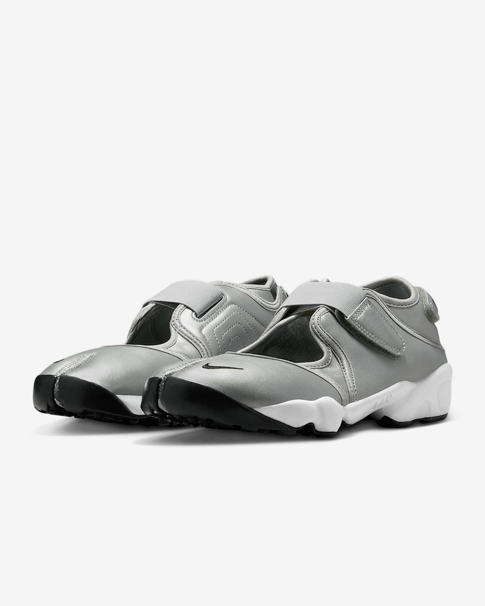 Nike Air Rift HM5737-003 Metallic Silver/Black/Sail Women's Size