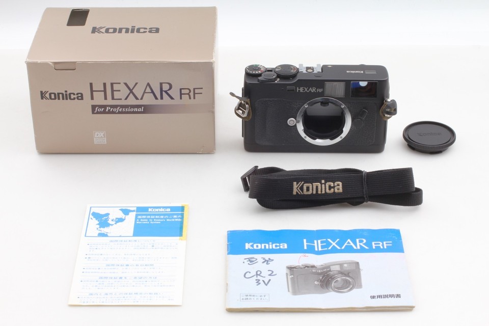 NEAR MINT ] Konica III A Rangefinder 35mm Film Camera Hexanon 50mm f
