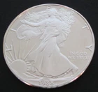 1988 American Silver Eagle - / One Ounce / IN GOD WE TRUST