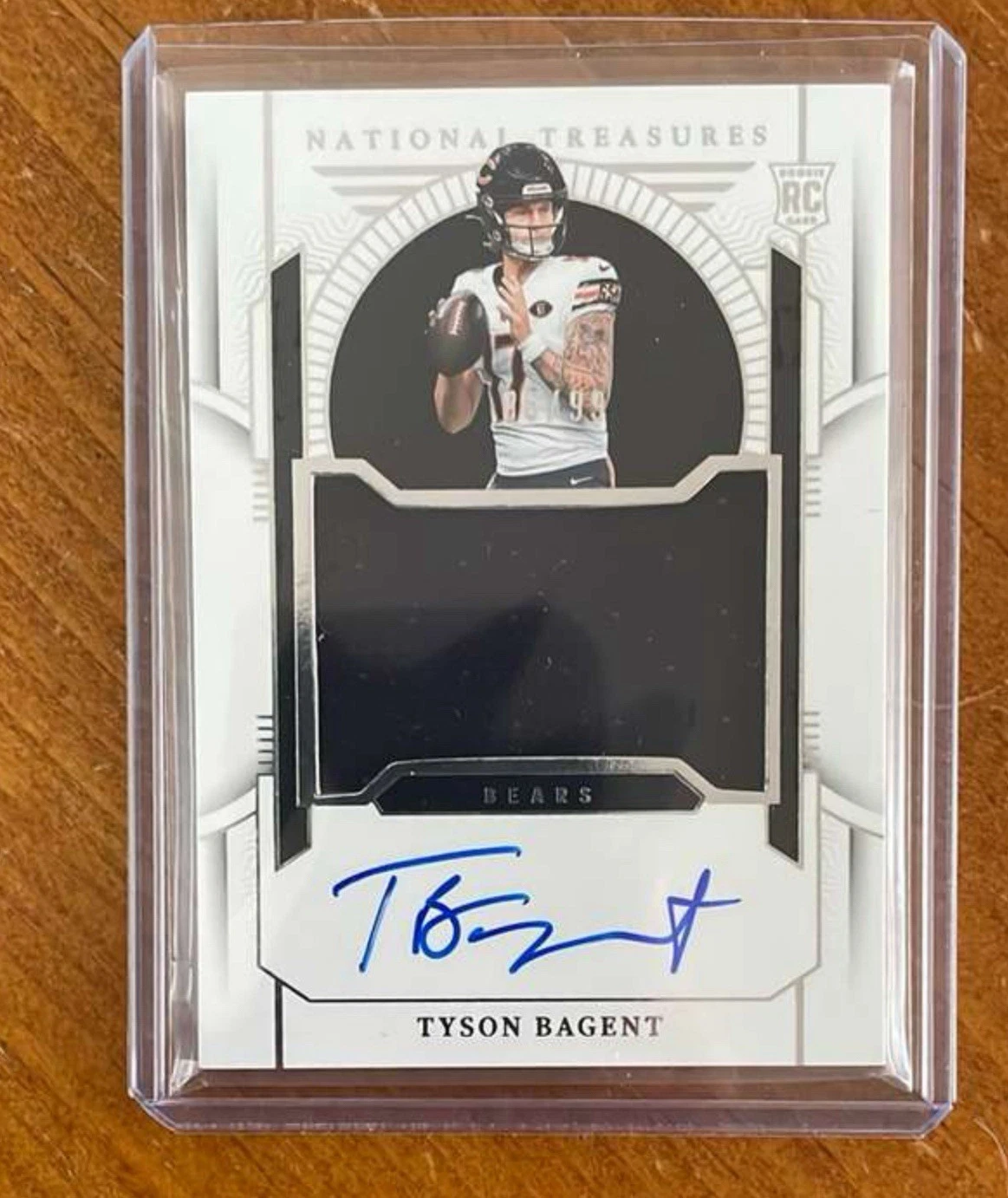 Tyson Bagent 2023 Panini National Treasures #193 Rookie Patch Auto TRUE RPA #/99