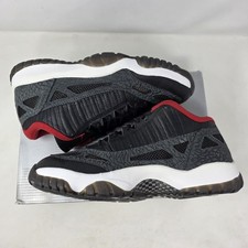 Jordan 11 Retro IE 2003 Low Black Charcoal Red for Sale