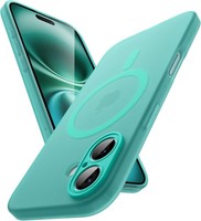 "Jetech Matt HüLle Iphone 16 6,1\" Magsafe Anti-Vergilbung StoßFest Tpu BlaugrüN"
