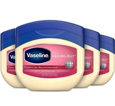 Vaseline Petroleum Jelly Baby Skincare Protective  Pure 4 Count Treats Dry Skin