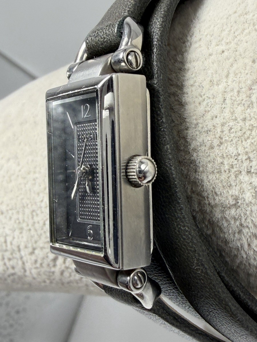 Fossil JR1371 New Battery Ladies Tank Wrap Watch 15MM 6  display picture 2