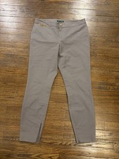 Lauren Ralph Lauren Gray equestrian Riding Style Pants Women's Size 10
