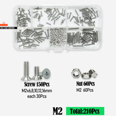 Innensechskant Senkkopfschraube Mutter M2 M3 M4 M5 M6 Innensechskant Maschine 