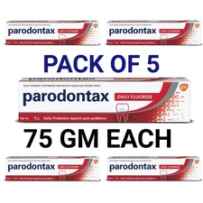 5X Parodontax Daily Fluoride Toothpaste 75gm For Strong Teeth & Healthy Gums