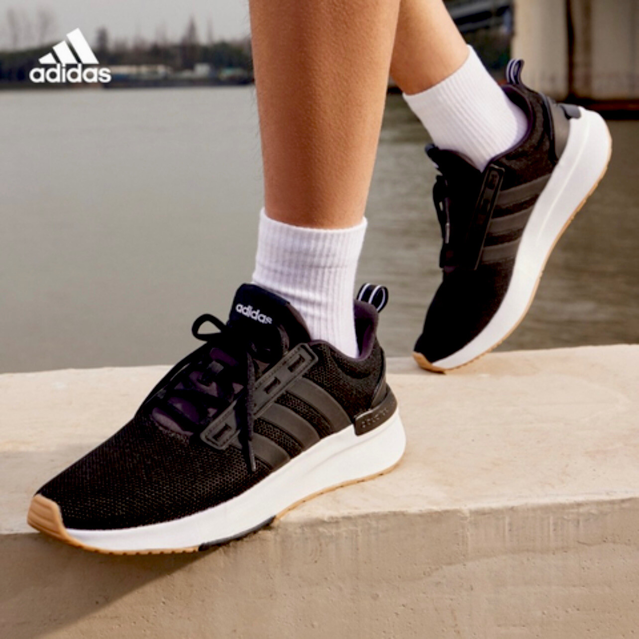 Adidas Racer TR21 Men’s Size 13 Sneakers Running Shoe Black #209